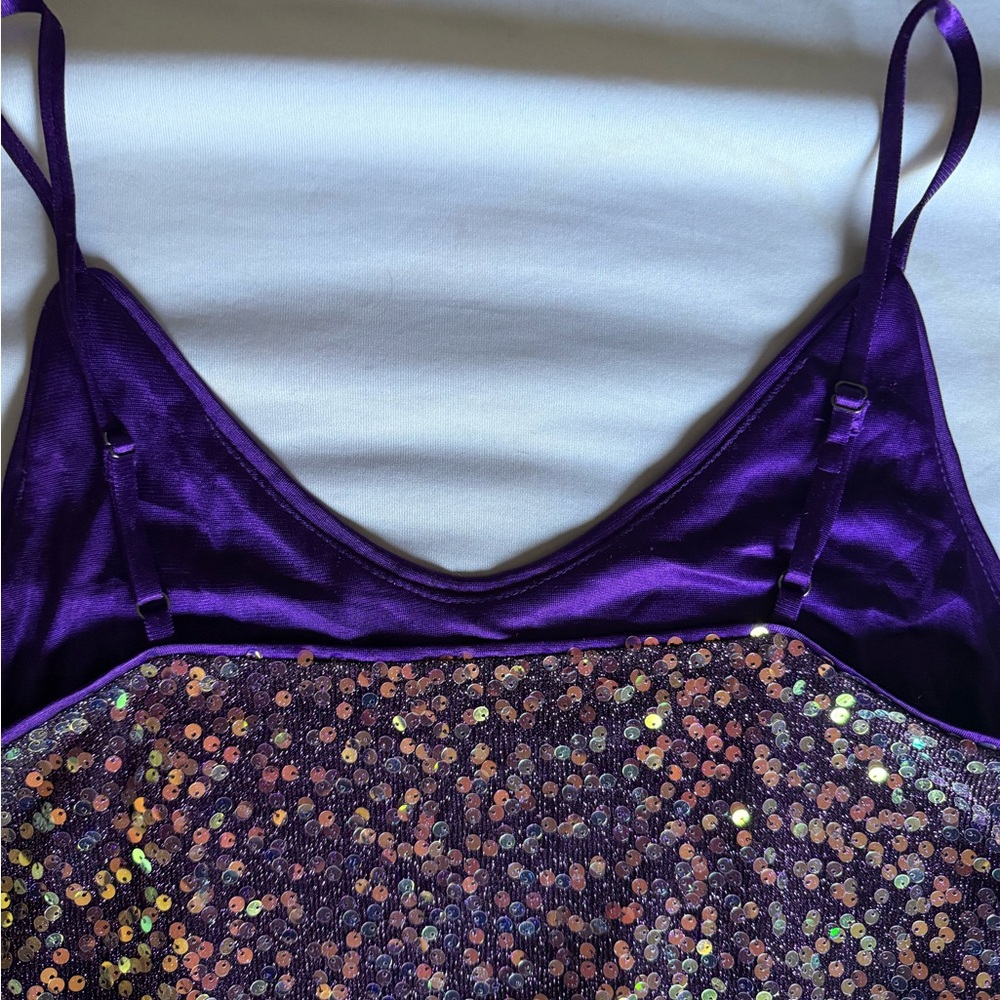 Allegra K Purple Sequin Dress - S🔥🔥 - Picture 8 of 9